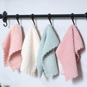 Paño de limpieza para el hogar absorbente de agua grueso del fabricante, <span class=keywords><strong>trapo</strong></span> antiadherente para lavar platos, rejillas de piña para Cocina - Product Image 1