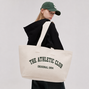 Plain Cotton <b>Tote</b> <b>Bag</b> Ladies Casual Daily Shopper Handbag Foldable Soft Lightweight Carryall Everyday For Work Study - Product Image 1