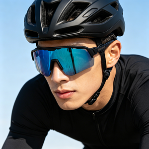 <span class=keywords><strong>Gafas</strong></span> <span class=keywords><strong>de</strong></span> Sol Deportivas con Protección UV400, Antiviento, para Ciclismo y Running, con Logotipo Personalizado, para Hombre - Product Image 2