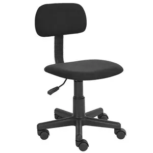 cheap wholesale price fabric task chair no armrest