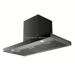 220v duvara monte mutfak <span class=keywords><strong>Rangehood</strong></span> çıkarıcı 60/90cm ince tasarım paslanmaz çelik duvar davlumbaz afrika gana için bacalı - Product Image 6