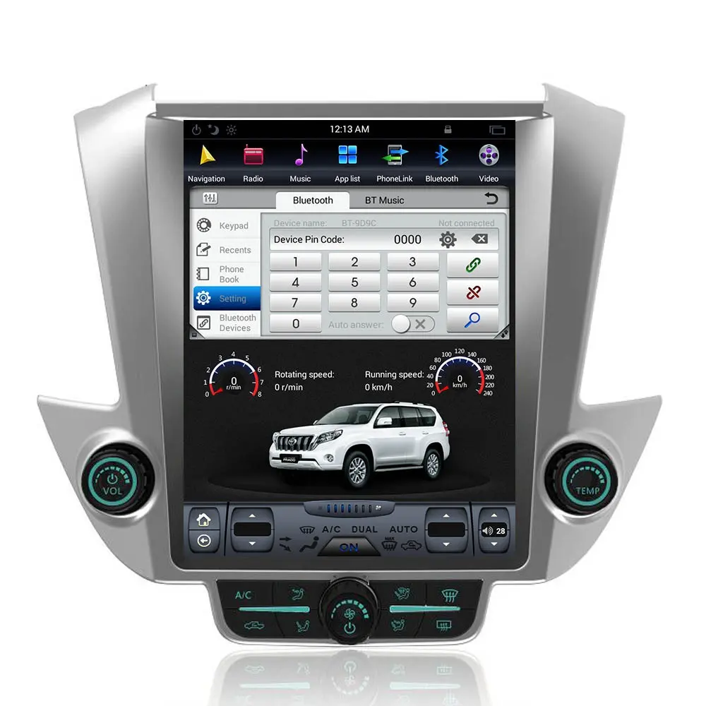 Commercio all'ingrosso Android 9.0 Tesla Car Audio Lettore DVD Per Chevrolet Tahoe Suburban 2015-2019 Supporto GPS Audio Radio Video