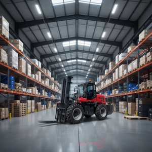 Chariot élévateur tout-terrain neuf de bonne qualité, livraison gratuite, <span class=keywords><strong>DT</strong></span> 2025, 4x4, 4 roues motrices, moteur AC tout-terrain, capacité de charge de 3,5 tonnes - Product Image 1