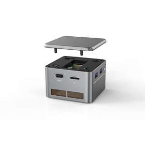 Máy Trạm Hệ Số Dạng Nhỏ Máy Trạm Bốn Lõi N6005 N5105 <span class=keywords><strong>Windows</strong></span> 11 Pro <span class=keywords><strong>64</strong></span> <span class=keywords><strong>Bit</strong></span>-Máy Tính Mini Đầu Vào Loại C 12V Đa Ngôn Ngữ - Product Image 3