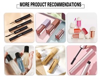 Contenants cylindriques vides en plastique pour mascara et eye-liner avec bouchon à vis, couleur personnalisée, marquage à chaud, sérigraphie, faux cils