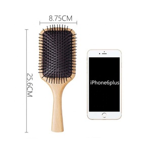 Haute qualité naturelle <span class=keywords><strong>aveda</strong></span> cheveux brosse en bois en bois de plage brosses à cheveux - Product Image 5