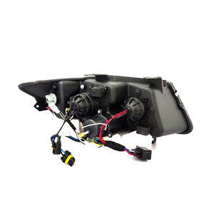 Gruppo Fari a LED per <span class=keywords><strong>BMW</strong></span> <span class=keywords><strong>Serie</strong></span> <span class=keywords><strong>3</strong></span> E90 2005-2012, DRL LED, Indicatori di Direzione, Lente Proiettore, Alloggiamento Nero, Fari 318i 320i 325i - Product Image 6