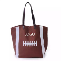 Sac à main de baseball personnalisé brodé, sac de shopping tendance pour femme, sac de sport à bandoulière pour le voyage, sac fourre-tout de football et de basketball