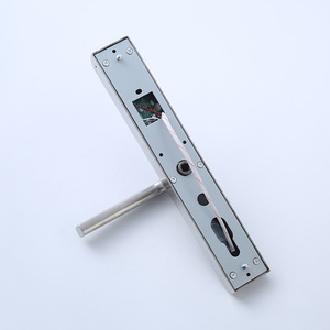Wenxun Smart <b>Lock</b> D018D019 Silver Fingerprint Electronic <b>Lock</b> For Apartment Hotel Wooden Door Security - Product Image 1