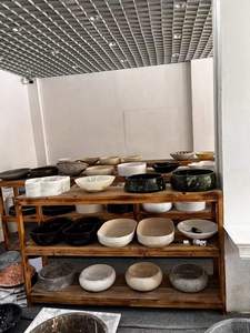 Fregadero de encimera Artículos sanitarios Lavabos <span class=keywords><strong>Lavabo</strong></span> de <span class=keywords><strong>piedra</strong></span> hecho a mano de mármol <span class=keywords><strong>beige</strong></span> - Product Image 6