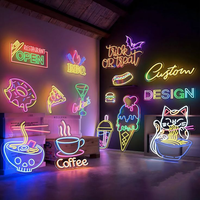 Letras de Neón LED Personalizadas, Letreros Decorativos, Resistentes al Agua IP65, Enchufables, Multicolores, Envío Directo, Personalizados para Eventos