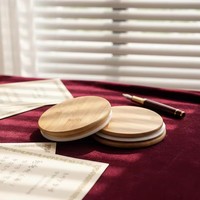 Couvercle en verre hermétique avec joint en silicone, anti-fuite, anti-déversement, anti-humidité, de qualité alimentaire, léger, réutilisable, pour bougie