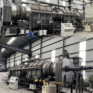 Equipo de horno de carbonización continua para hacer carbón vegetal a partir de la máquina carbonizadora industrial de biomasa de madera - Product Image 3