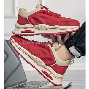 Chaussures pour hommes 2026 Nouveau style Baskets basses à semelle souple et respirante en PU, tendance estivale, décontractées et sportives avec doublure en maille - Product Image 6