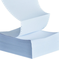 Papier autocopiant NCR continu 1 pli pour impression informatique, vente en gros usine