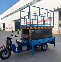 HZHI Schwerlast-Elektro-Scherenhebebühne 6-11m 4-Personen-Kapazität Manganstahl für Baustelle Flughafen Lager