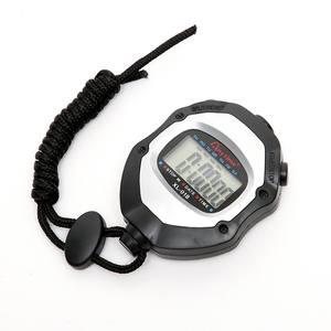 전문가용 고정밀 전자 디지털 방수 스톱워치, 가벼운 랜야드 포함, 학생용 스포츠 듀얼 LCD 타이머 - Product Image 4