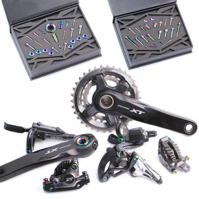 Titanium Bolts for MTB M7000 M8000 Shifter Groupset, Ideal for Shimano XT Upgrades