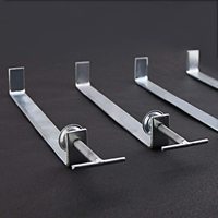 200mm Bricklaying Profil Pince Titulaire Fixation Menuiserie Pinces Murales Internes
