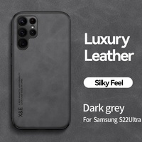 Étui en cuir de mouton magnétique pour Samsung Galaxy S22 Ultra S21 S20 FE Plus Note 20 A51 A71 A13 A73 S23 A52 A53 5G housse souple