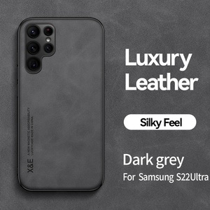 Étui en cuir de mouton magnétique pour Samsung Galaxy S22 Ultra S21 S20 FE Plus Note 20 A51 A71 A13 A73 S23 A52 <span class=keywords><strong>A53</strong></span> 5G housse souple - Product Image 3