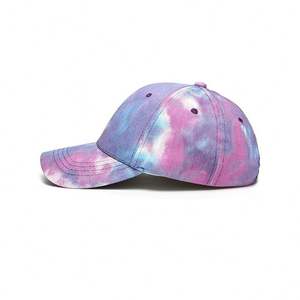 Gorra de Béisbol con Degradado Tie Dye Multicolor, Gorra Ligera para Correr - Product Image 3