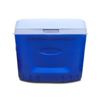 Glacière à roulettes en mousse PU extra épaisse de 50 L/53 QT/13,2 Gal avec poignée de traction pour le camping, la pêche, les pique-niques et les activités de plein air