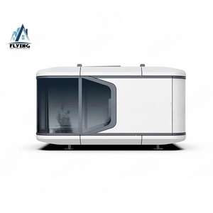 Casa Contenedor Cápsula Espacial Verde Personalizada de 20 y 40 pies, Lujo Prefabricado, Oficina Portátil, Tienda, Villa, <span class=keywords><strong>Cabaña</strong></span> para Hotel - Product Image 2