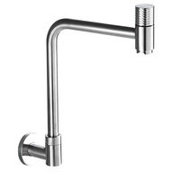 Usine en gros en acier inoxydable simple robinet de bassin d'eau froide mitigeur pont/robinet de salle de bain mural pour une utilisation dans la salle de bain