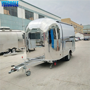 Chariot de distribution d'énergie Mobile, pour <span class=keywords><strong>Popcorn</strong></span>, camion d'aliments pour le petit déjeuner, remorque en vente, livraison rapide, CE - Product Image 6