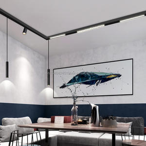 Projecteurs encastrés LED S20 modernes en aluminium de haute qualité, 15W, à intensité variable, pour hôtel, bureau, <span class=keywords><strong>résidence</strong></span>, L450xW22xH45mm, angle de faisceau 120° - Product Image 5