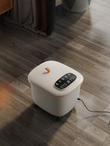 NINGDECRIUS logotipo personalizado eléctrico calentado Shiatsu pie baño Spa masajeador Oem lavabo lavadora vibrador pie remojo bañera - Product Image 6