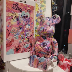 ชุดระบายสี DIY ตุ๊กตาหมีเปล่าสีขาว Bear Bricks 400% ขนาด 28 ซม. ของเล่น <span class=keywords><strong>Kwa</strong></span> สำหรับเด็ก ตกแต่งบ้าน - Product Image 4