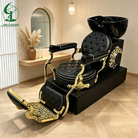 Jincheng Barber Shop Shampooing Chaise Mobilier de salon Chaise de coiffure Demi-assis Demi-couché Lit de rinçage Lit à shampoing spécial