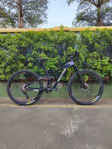 Bicicleta de Montaña HULDA de 10 Velocidades, Cuadro de Aluminio, Eje Pasante, Suspensión Completa, Horquilla con Resorte de Aceite, Frenos de Disco Dobles para Adultos - Product Image 5