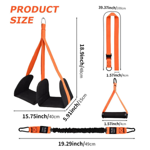 Top Quality Adjustable 225LBS Pull up Assistance <b>Bands</b> Set Resistance Strap Hanging Training Chin up Straps <b>Workout</b> Gym Home - Product Image 5