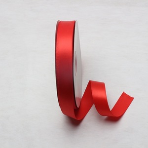 Ruban gros-grain corail uni et double face, lisse, couleurs assorties, personnalisable avec logo, pour badges et nœuds DIY – Stock usine - Product Image 5