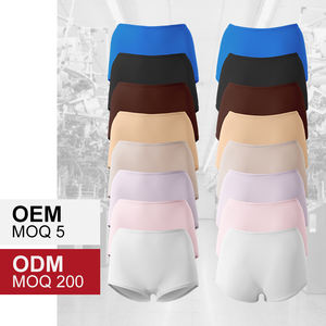 SK1218 Culotte mi-taille antibactérienne nue respirante haute élastique pour femmes pour le sport Fitness Yoga - Product Image 3