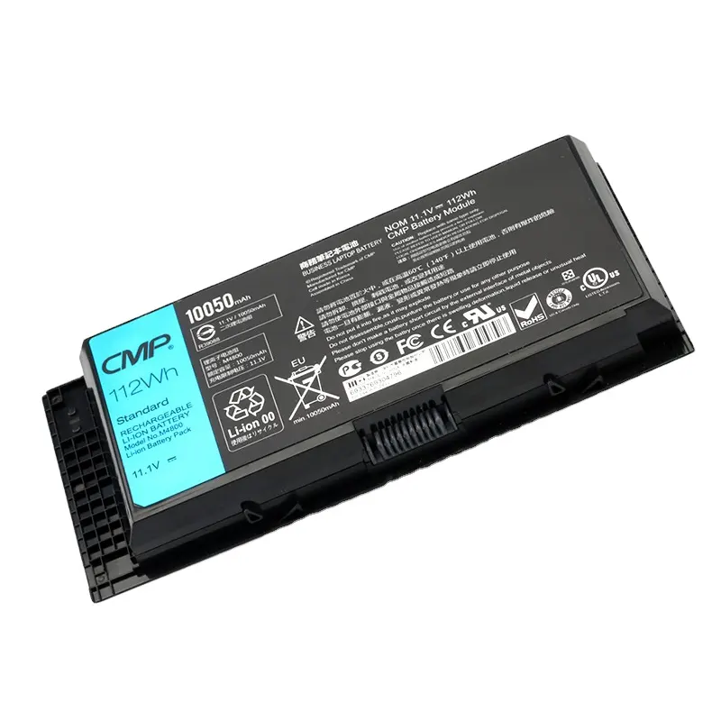 New Price Laptop Battery Internal Repair for Dell M4600 M4700 M4800 M6600 M6700 M6800 FJJ4W FV993 T3NT1 PG6RC R7PND Black Carton