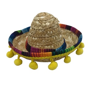 Mini sombrero mexicano con diadema tocado divertido carnaval fiesta sombreros accesorios decoración Fiesta favores banda <span class=keywords><strong>para</strong></span> el cabello de paja - Product Image 2
