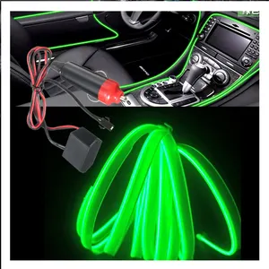 Kendaraan Pengontrol Rokok Mobil, 3FT 6FT 9FT 1M 2M 3M 4M 5M Fleksibel Neon Cold Light dengan 3V 12V USB