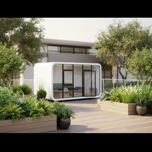 Сборный портативный офисный модуль-контейнер: современный дизайн, разборная конструкция, настраиваемый цвет, водонепроницаемая структура, для торговых центров - Product Image 2