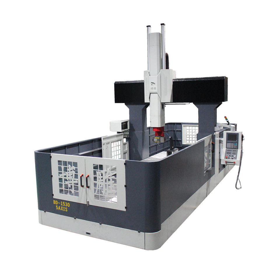 Single Spindle BT40 Automatic CNC Gantry Machining Center SYNTEC ...