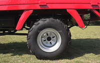 Quad agricole tout-terrain 4x4 NoBoWan 300cc à essence avec benne basculante en acier, puissant moteur 12,5 kW pour le remorquage et l'agriculture