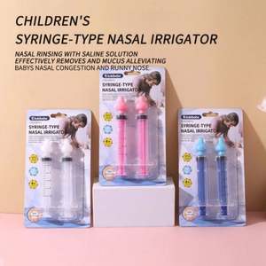 Jeringa Profesional para Irrigación Nasal de Bebés con Materiales TPE y PP, Limpiador Nasal Portátil para Bebés para un Uso Más Seguro en Casa y de Viaje - Product Image 3