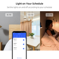 Masalah lebih dari WiFi, bekerja dengan Homekit Siri, tombol tekan keamanan rumah pintar, 4 Gang bercahaya