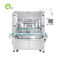 Machine de remplissage automatique ZXSMART à 6 pistons pour liquides et pâtes (savon liquide/gel douche/shampoing/crème corporelle/lotion) 30-50BPM