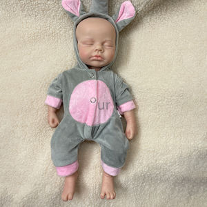 12 Inch Meisje En Jongen Geschilderd Full Body Zachte Solide Siliconen Reborn Poppen Handgemaakte Tweeling Boneca Reborn Corpo De Siliconen - Product Image 1