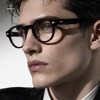 Nuevo Producto: Monturas de Gafas Redondas con Aro Metálico, Diseño Clásico Minimalista para Hombre y Mujer, Gafas Ópticas de Moda