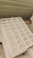 Plateau à œufs de caille en plastique 221 alvéoles avec colonne pour pièces de rechange d'incubateur industriel